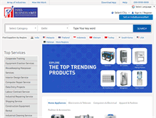 Tablet Screenshot of indiabusinessmart.com